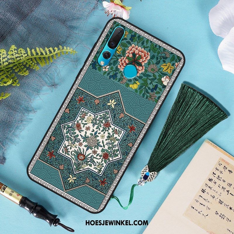 Huawei P Smart+ 2019 Hoesje Groen Mode Anti-fall, Huawei P Smart+ 2019 Hoesje Trend Lovers