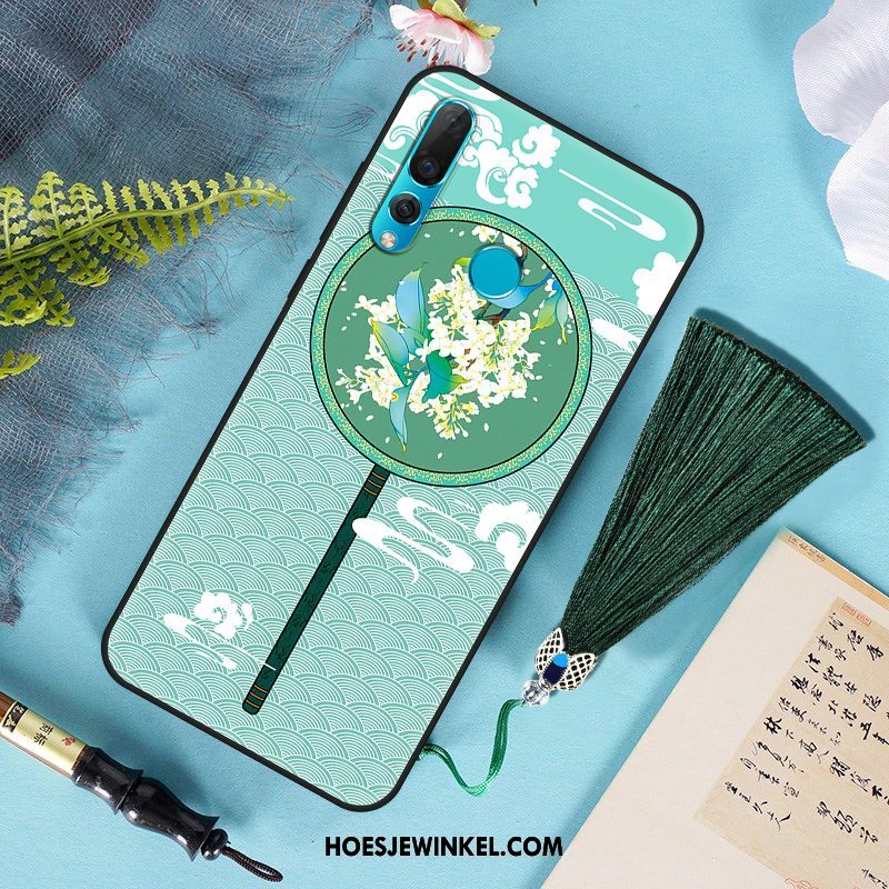 Huawei P Smart+ 2019 Hoesje Groen Mode Anti-fall, Huawei P Smart+ 2019 Hoesje Trend Lovers