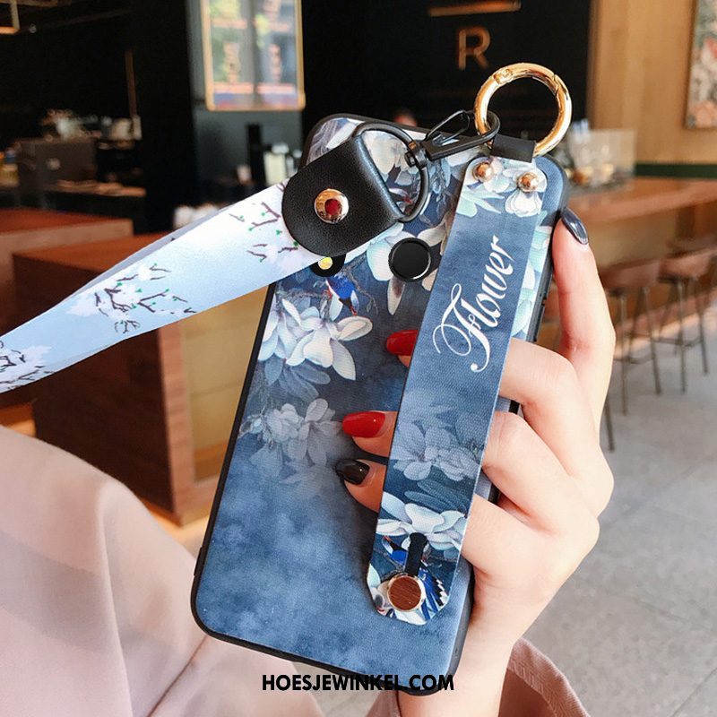 Huawei P Smart+ 2019 Hoesje Hanger Anti-fall Hoes, Huawei P Smart+ 2019 Hoesje Siliconen All Inclusive