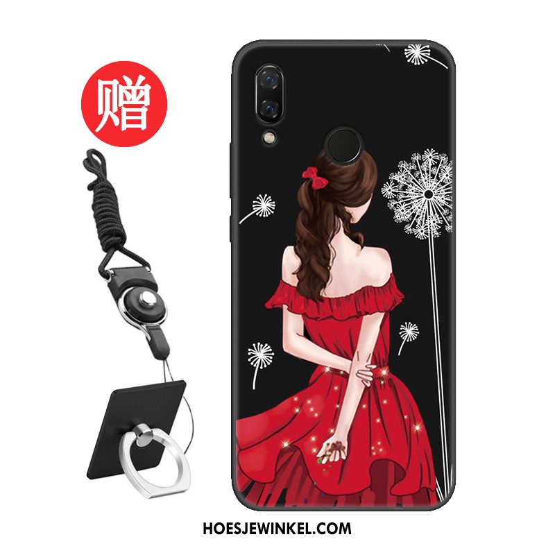 Huawei P Smart 2019 Hoesje Hoes Anti-fall Rood, Huawei P Smart 2019 Hoesje Bescherming All Inclusive