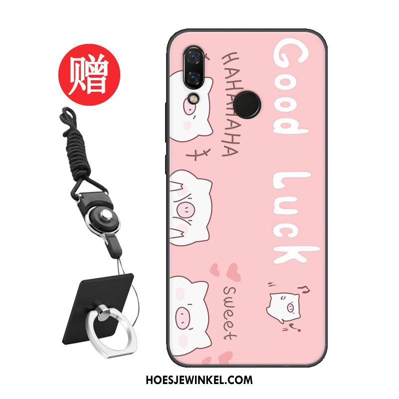 Huawei P Smart 2019 Hoesje Hoes Anti-fall Rood, Huawei P Smart 2019 Hoesje Bescherming All Inclusive