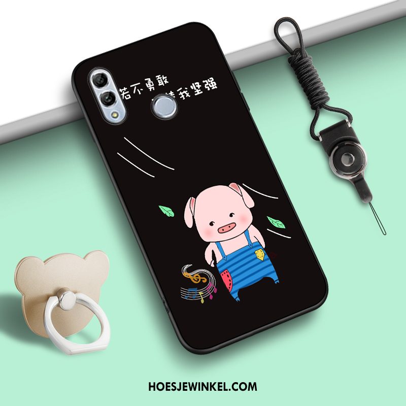 Huawei P Smart 2019 Hoesje Jeugd Anti-fall Zacht, Huawei P Smart 2019 Hoesje Hanger Ring