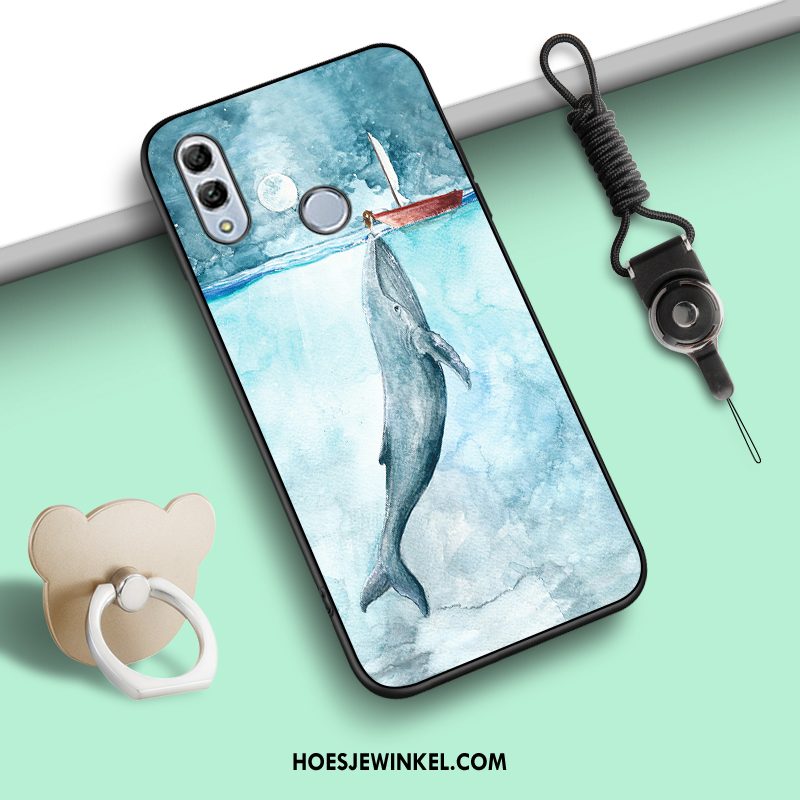 Huawei P Smart 2019 Hoesje Jeugd Anti-fall Zacht, Huawei P Smart 2019 Hoesje Hanger Ring