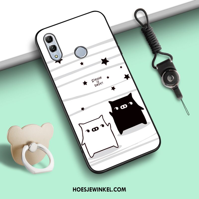 Huawei P Smart 2019 Hoesje Jeugd Anti-fall Zacht, Huawei P Smart 2019 Hoesje Hanger Ring