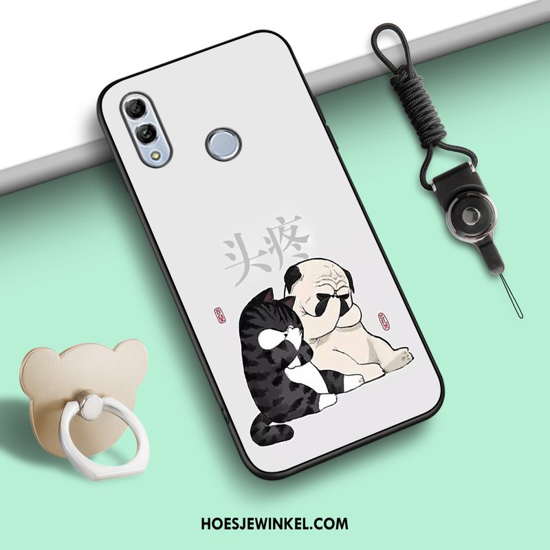 Huawei P Smart 2019 Hoesje Jeugd Anti-fall Zacht, Huawei P Smart 2019 Hoesje Hanger Ring