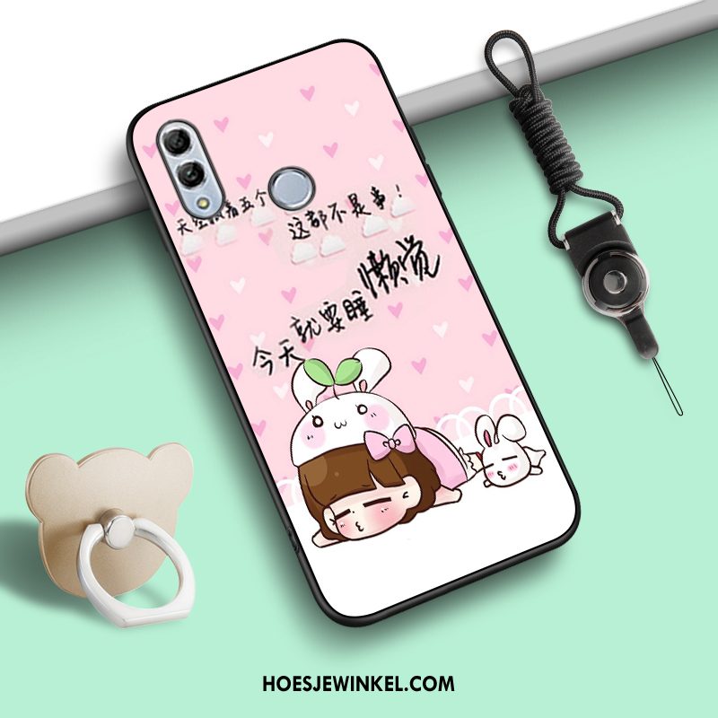 Huawei P Smart 2019 Hoesje Jeugd Anti-fall Zacht, Huawei P Smart 2019 Hoesje Hanger Ring