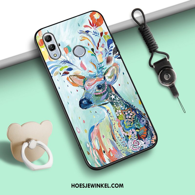 Huawei P Smart 2019 Hoesje Jeugd Anti-fall Zacht, Huawei P Smart 2019 Hoesje Hanger Ring