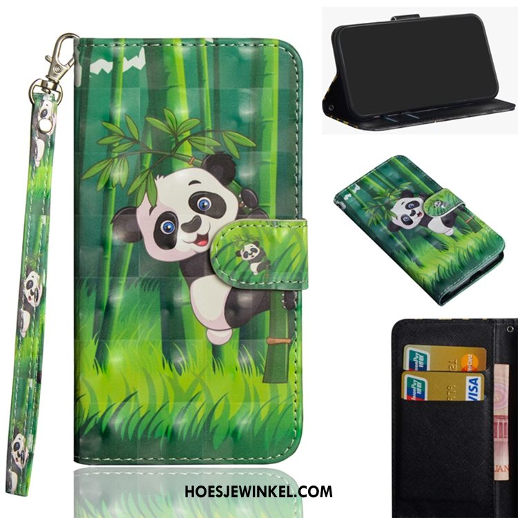 Huawei P Smart 2019 Hoesje Kleur Zacht Folio, Huawei P Smart 2019 Hoesje Hoes Mobiele Telefoon