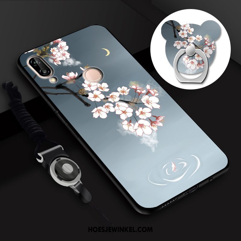 Huawei P Smart 2019 Hoesje Mobiele Telefoon Hanger Hoes, Huawei P Smart 2019 Hoesje Zacht Roze