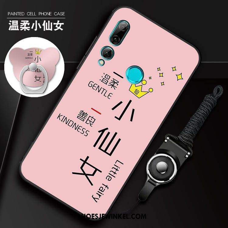 Huawei P Smart+ 2019 Hoesje Persoonlijk Wit Tempereren, Huawei P Smart+ 2019 Hoesje Mode Mobiele Telefoon