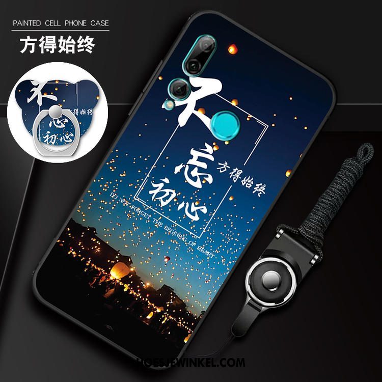 Huawei P Smart+ 2019 Hoesje Persoonlijk Wit Tempereren, Huawei P Smart+ 2019 Hoesje Mode Mobiele Telefoon