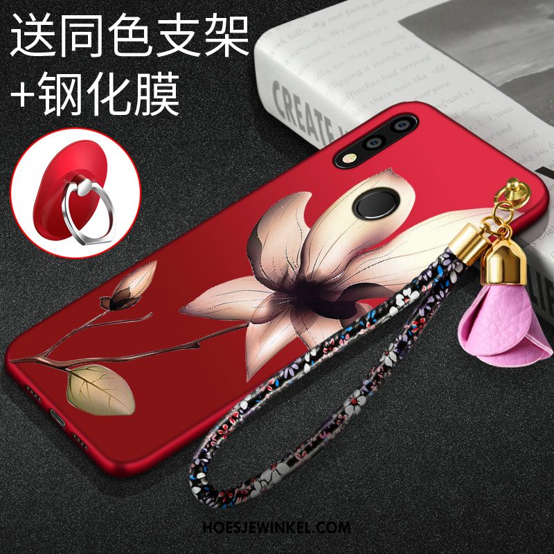 Huawei P Smart 2019 Hoesje Rood Zacht Trend, Huawei P Smart 2019 Hoesje Mobiele Telefoon Hoes