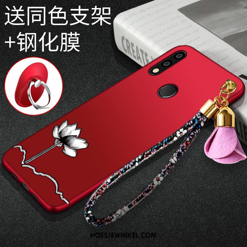 Huawei P Smart 2019 Hoesje Rood Zacht Trend, Huawei P Smart 2019 Hoesje Mobiele Telefoon Hoes