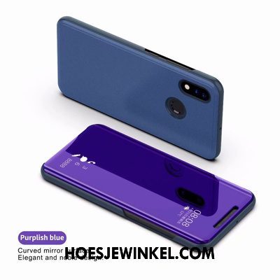 Huawei P Smart 2019 Hoesje Rose Goud Leren Etui Anti-fall, Huawei P Smart 2019 Hoesje Hoes All Inclusive