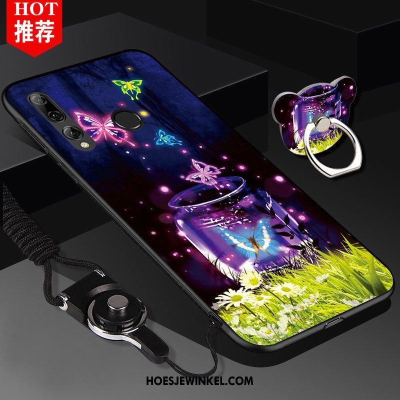 Huawei P Smart+ 2019 Hoesje Siliconen Mobiele Telefoon Roze, Huawei P Smart+ 2019 Hoesje Zacht Anti-fall