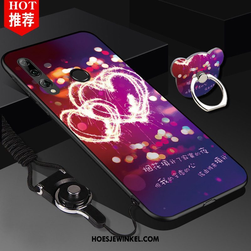 Huawei P Smart+ 2019 Hoesje Siliconen Mobiele Telefoon Roze, Huawei P Smart+ 2019 Hoesje Zacht Anti-fall