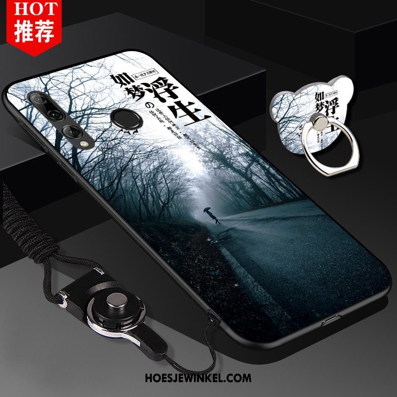 Huawei P Smart+ 2019 Hoesje Siliconen Mobiele Telefoon Roze, Huawei P Smart+ 2019 Hoesje Zacht Anti-fall