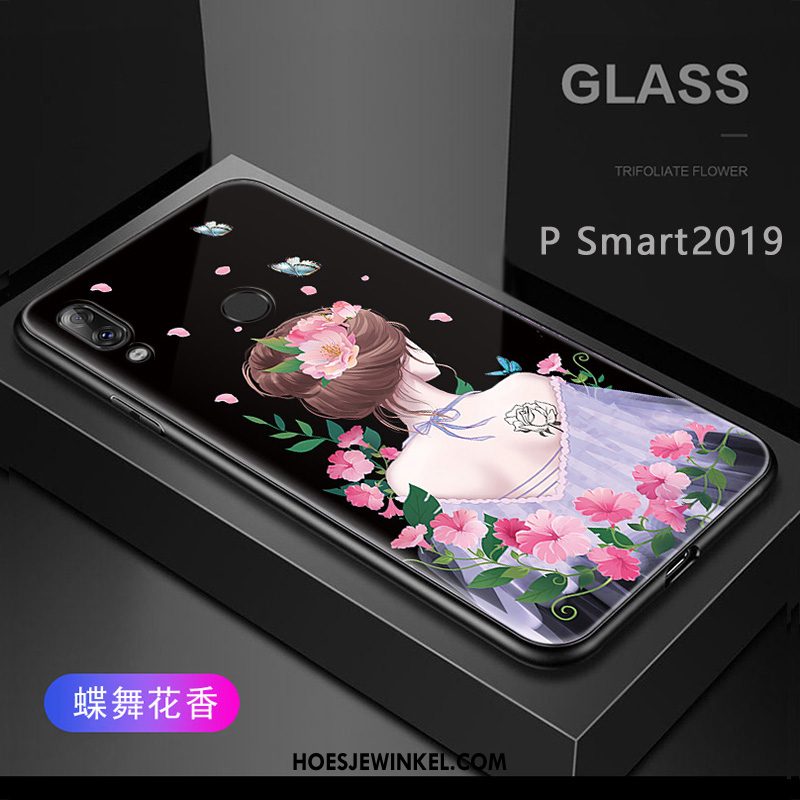 Huawei P Smart 2019 Hoesje Siliconen Trend Patroon, Huawei P Smart 2019 Hoesje All Inclusive Bescherming