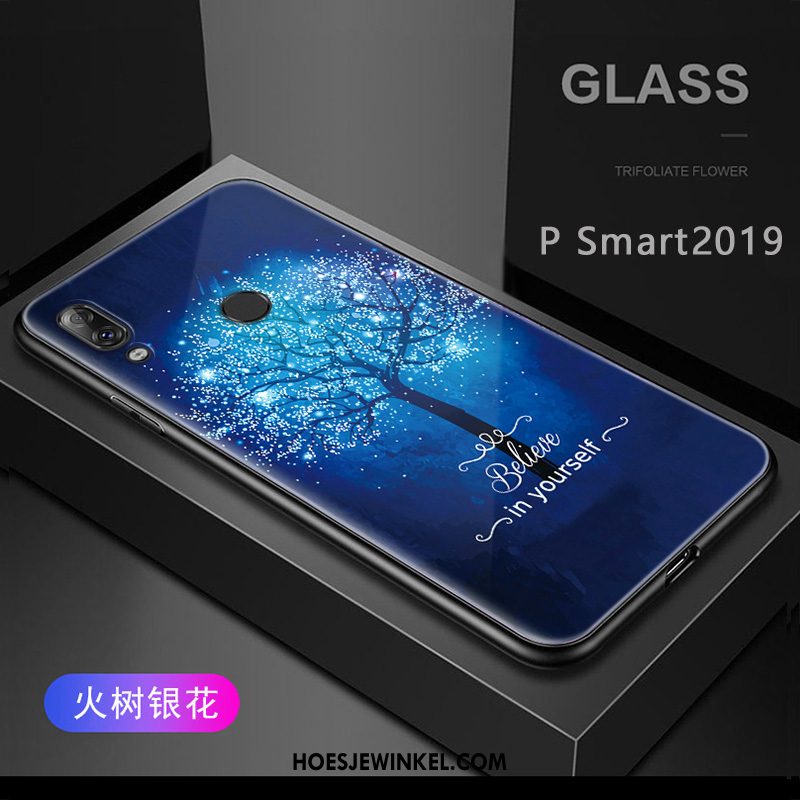 Huawei P Smart 2019 Hoesje Siliconen Trend Patroon, Huawei P Smart 2019 Hoesje All Inclusive Bescherming