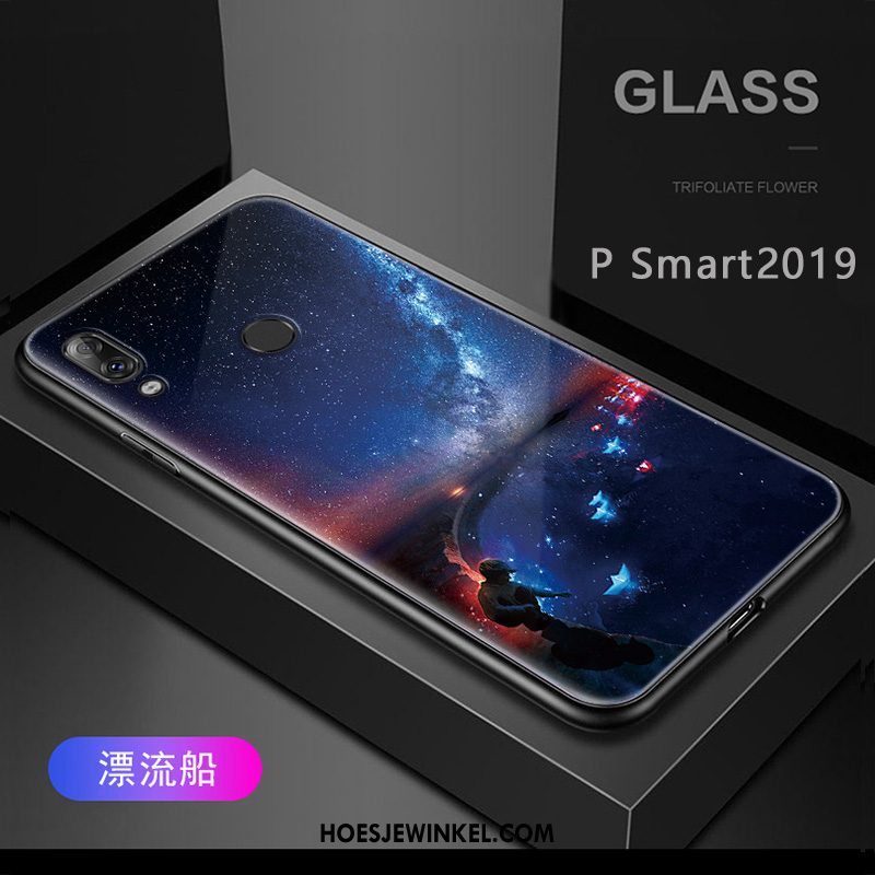 Huawei P Smart 2019 Hoesje Siliconen Trend Patroon, Huawei P Smart 2019 Hoesje All Inclusive Bescherming