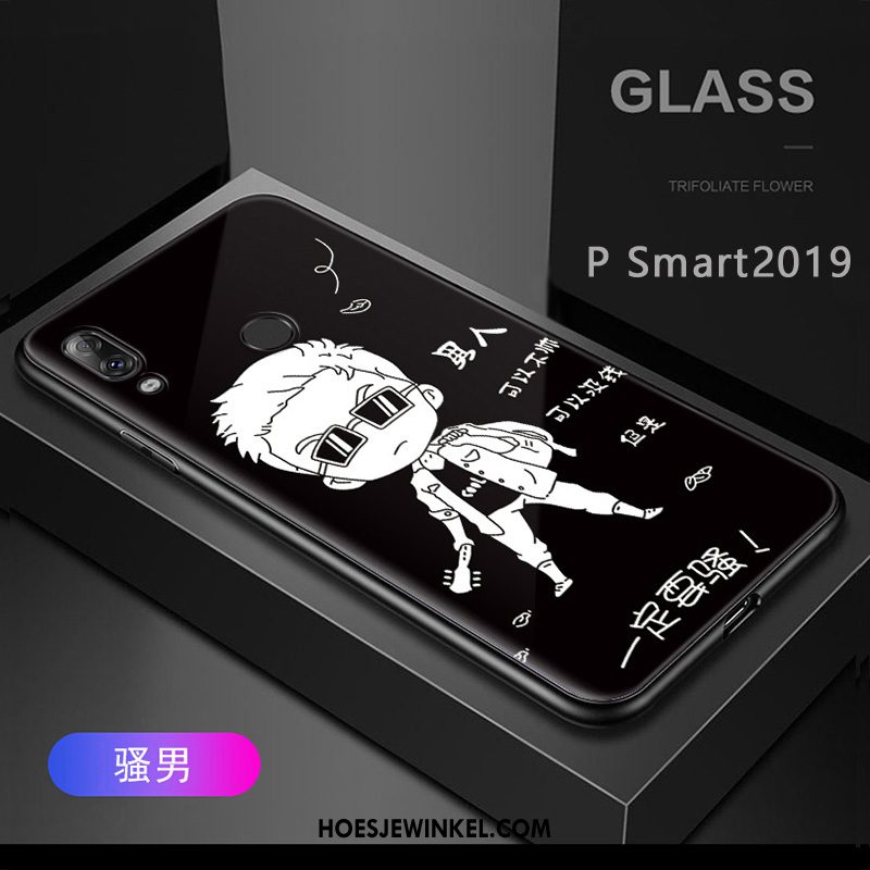 Huawei P Smart 2019 Hoesje Siliconen Trend Patroon, Huawei P Smart 2019 Hoesje All Inclusive Bescherming