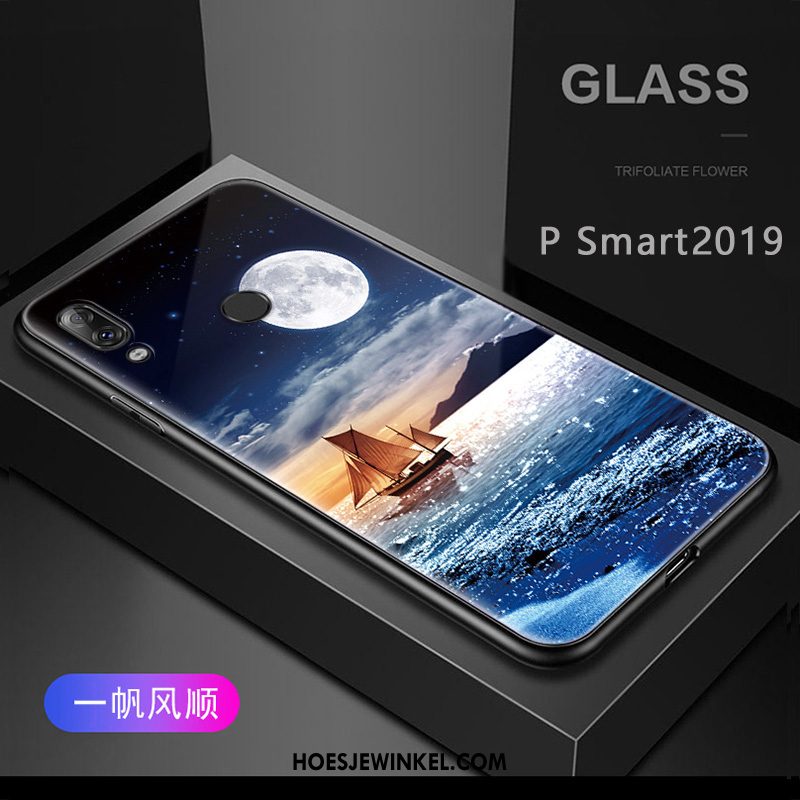 Huawei P Smart 2019 Hoesje Siliconen Trend Patroon, Huawei P Smart 2019 Hoesje All Inclusive Bescherming