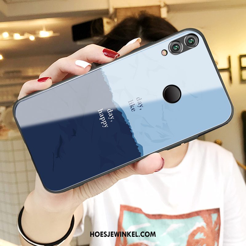 Huawei P Smart 2019 Hoesje Spotprent Scheppend Lovers, Huawei P Smart 2019 Hoesje Hoes Jeugd