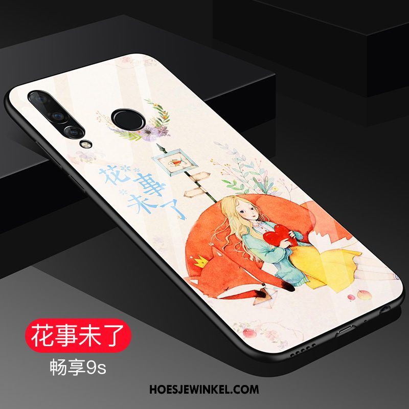Huawei P Smart+ 2019 Hoesje Zacht Siliconen Groen, Huawei P Smart+ 2019 Hoesje Anti-fall All Inclusive