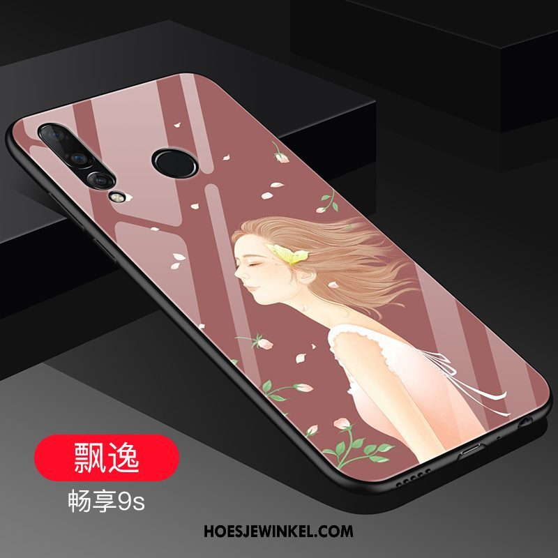 Huawei P Smart+ 2019 Hoesje Zacht Siliconen Groen, Huawei P Smart+ 2019 Hoesje Anti-fall All Inclusive