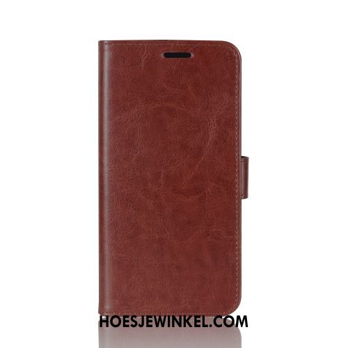 Huawei P Smart 2020 Hoesje Kaart Rood Folio, Huawei P Smart 2020 Hoesje Leren Etui Hoes