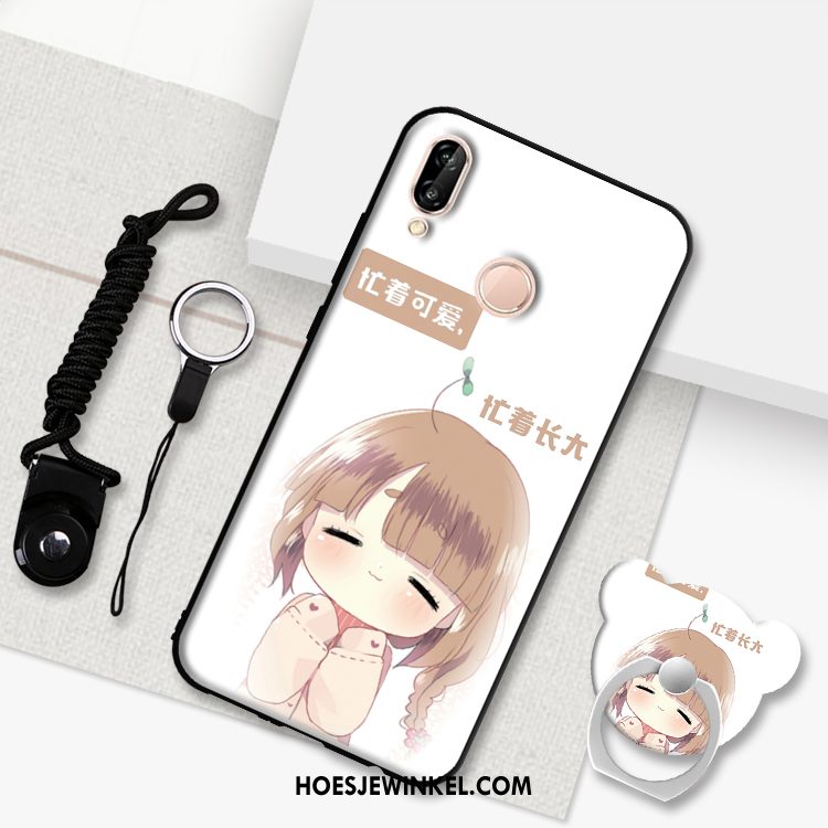 Huawei P Smart+ Hoesje Hanger Schrobben Hoes, Huawei P Smart+ Hoesje Bescherming Anti-fall