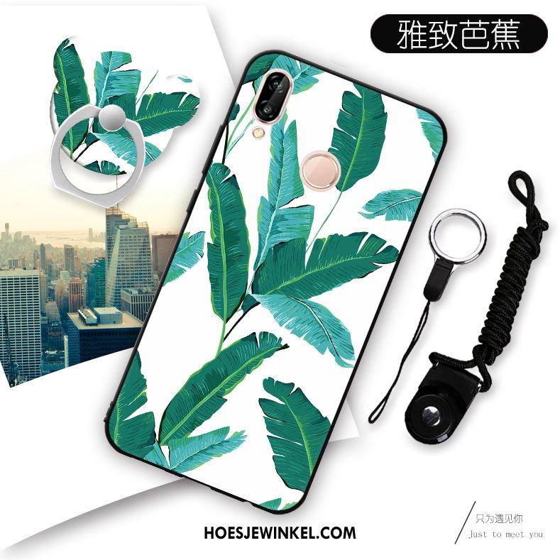 Huawei P Smart+ Hoesje Hanger Zacht Scheppend, Huawei P Smart+ Hoesje Hoes Siliconen