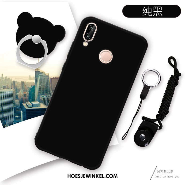 Huawei P Smart+ Hoesje Hanger Zacht Scheppend, Huawei P Smart+ Hoesje Hoes Siliconen