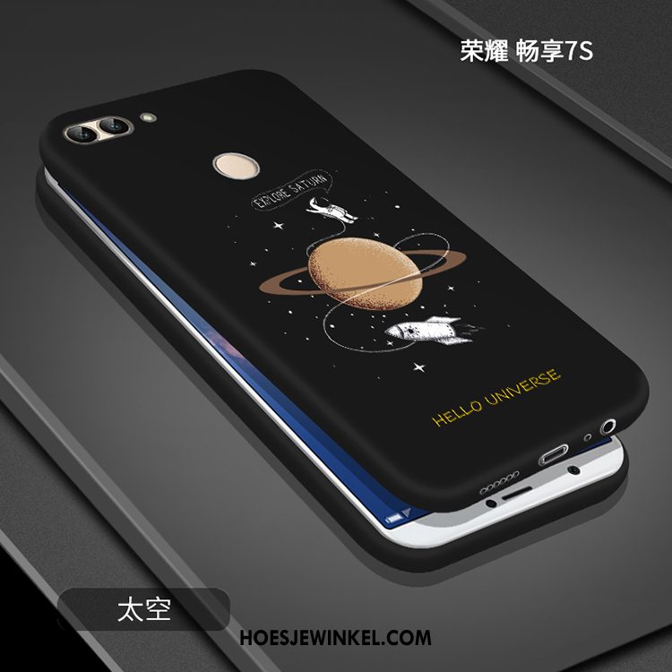 Huawei P Smart Hoesje Hoes Schrobben Mobiele Telefoon, Huawei P Smart Hoesje Geel Siliconen