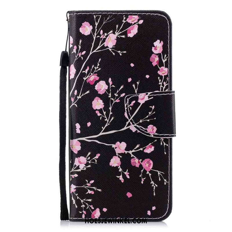 Huawei P Smart+ Hoesje Leren Etui Ster Blauw, Huawei P Smart+ Hoesje Mobiele Telefoon