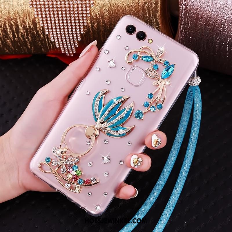 Huawei P Smart Hoesje Mobiele Telefoon Zacht Met Strass, Huawei P Smart Hoesje Hoes Doorzichtig