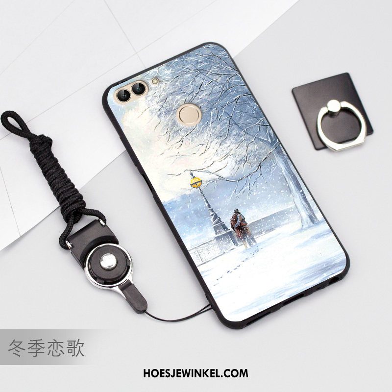 Huawei P Smart Hoesje Spotprent Bescherming Licht, Huawei P Smart Hoesje Zacht Hoes