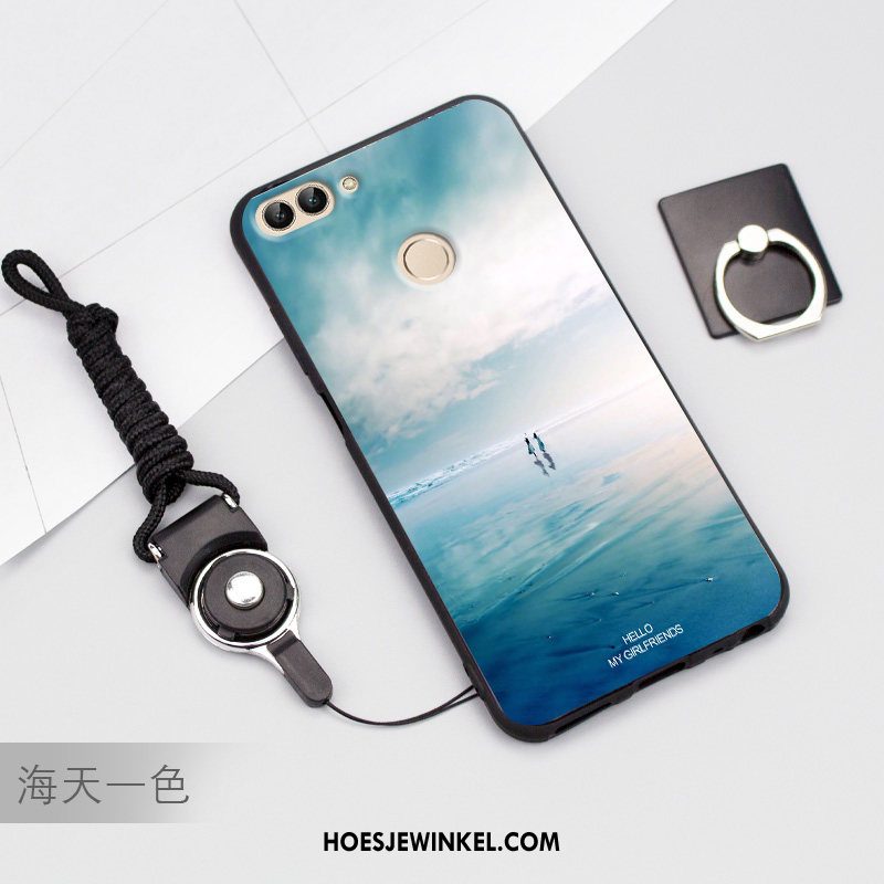 Huawei P Smart Hoesje Spotprent Bescherming Licht, Huawei P Smart Hoesje Zacht Hoes