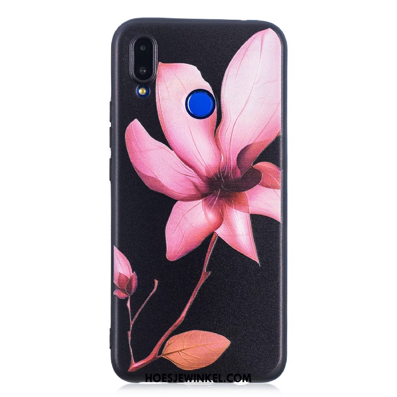 Huawei P Smart+ Hoesje Spotprent Hoes Anti-fall, Huawei P Smart+ Hoesje Bescherming All Inclusive