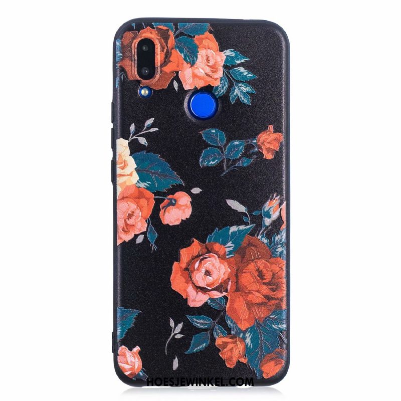 Huawei P Smart+ Hoesje Spotprent Hoes Anti-fall, Huawei P Smart+ Hoesje Bescherming All Inclusive