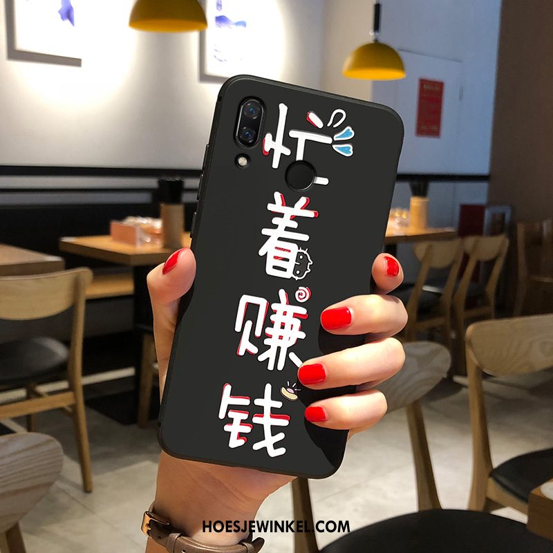 Huawei P Smart+ Hoesje Wind Licht Lovers, Huawei P Smart+ Hoesje Net Red Roze