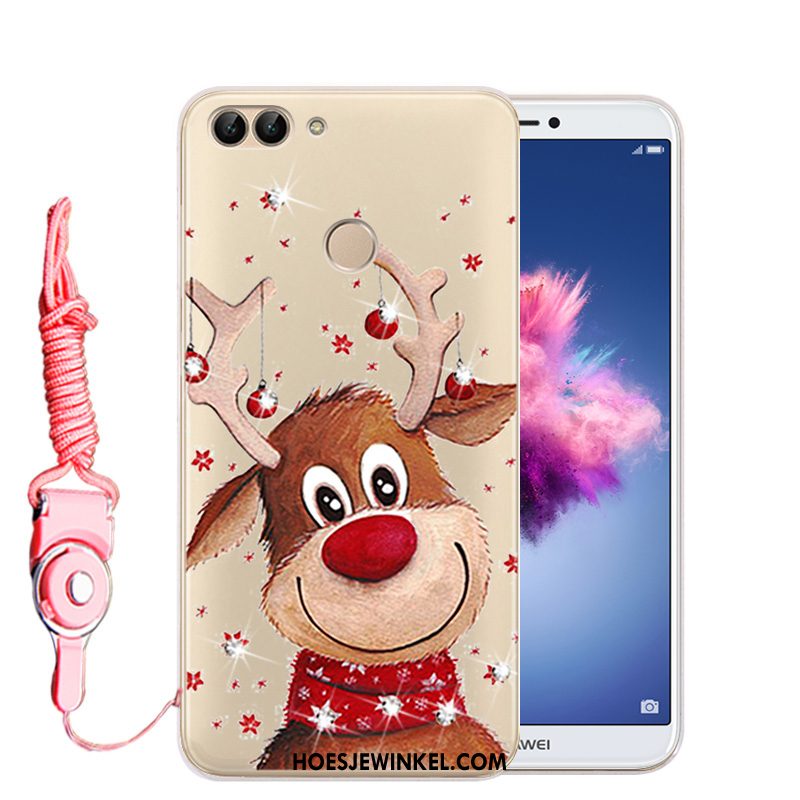 Huawei P Smart Hoesje Zacht Mobiele Telefoon Met Strass, Huawei P Smart Hoesje Siliconen Doorzichtig