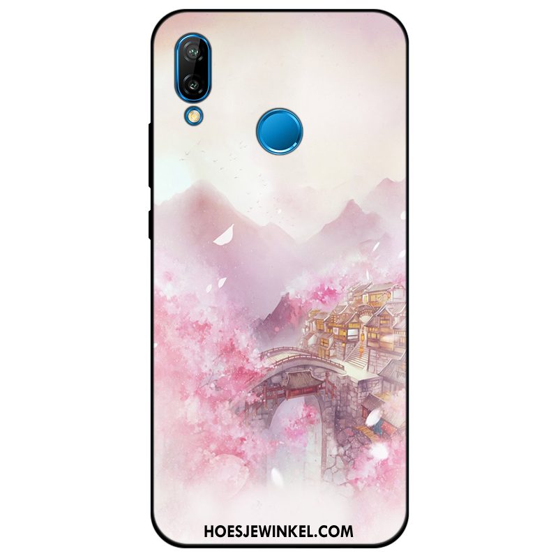 Huawei P Smart+ Hoesje Zwart All Inclusive Bescherming, Huawei P Smart+ Hoesje Mobiele Telefoon Anti-fall