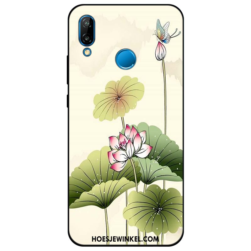 Huawei P Smart+ Hoesje Zwart All Inclusive Bescherming, Huawei P Smart+ Hoesje Mobiele Telefoon Anti-fall