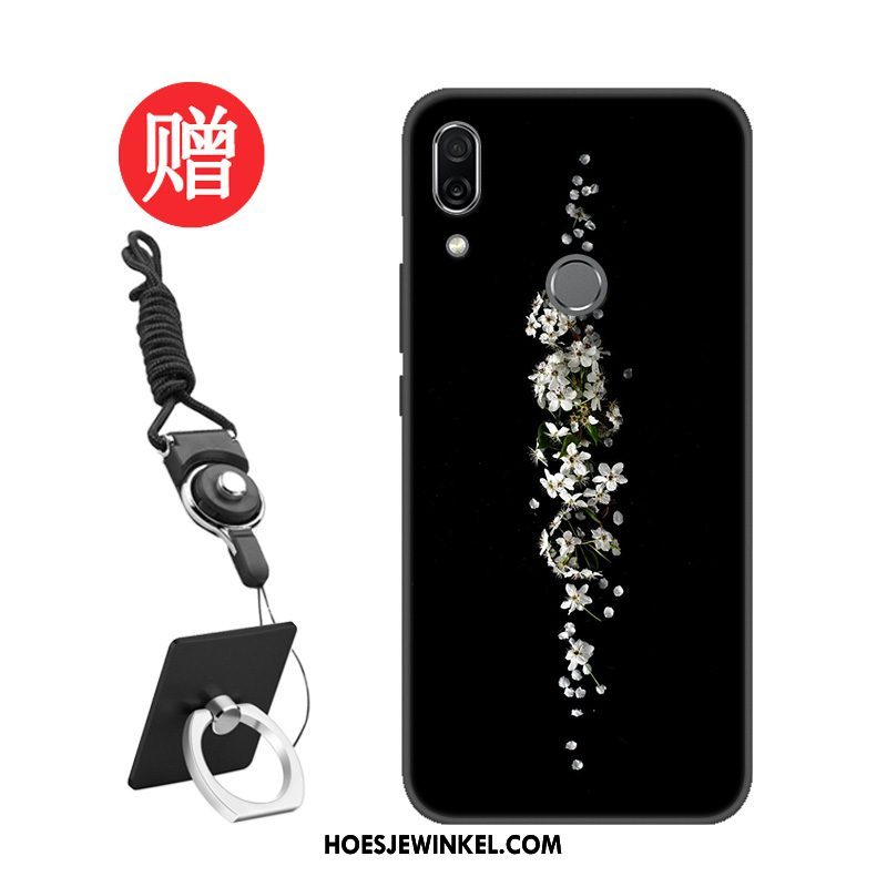 Huawei P Smart Z Hoesje Blauw Patroon Hoes, Huawei P Smart Z Hoesje Mobiele Telefoon Siliconen