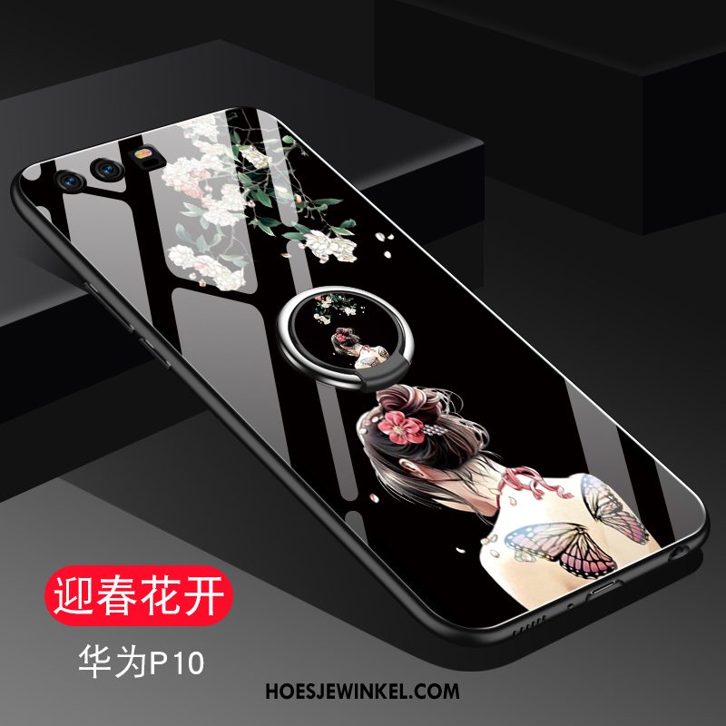 Huawei P10 Hoesje All Inclusive Rood Gesp, Huawei P10 Hoesje Trend Bescherming