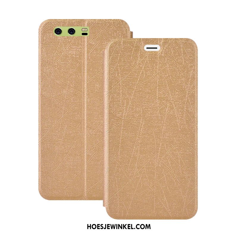 Huawei P10 Hoesje Anti-fall Folio Mobiele Telefoon, Huawei P10 Hoesje Bescherming Rood