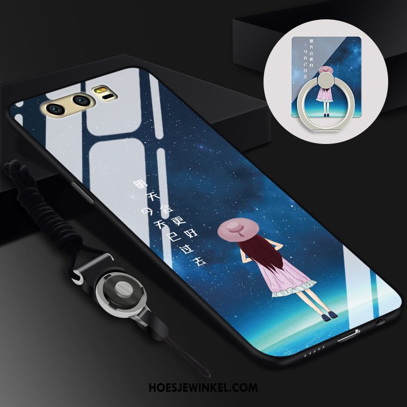 Huawei P10 Hoesje Geel Mobiele Telefoon Hoes, Huawei P10 Hoesje Hanger Anti-fall