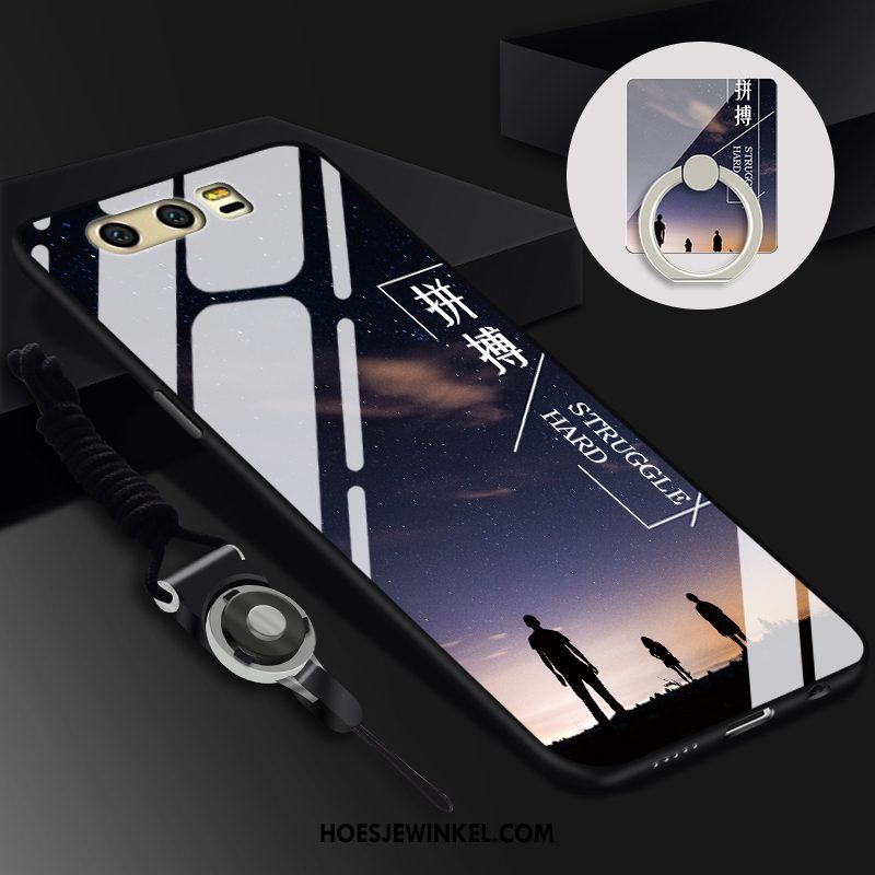 Huawei P10 Hoesje Geel Mobiele Telefoon Hoes, Huawei P10 Hoesje Hanger Anti-fall