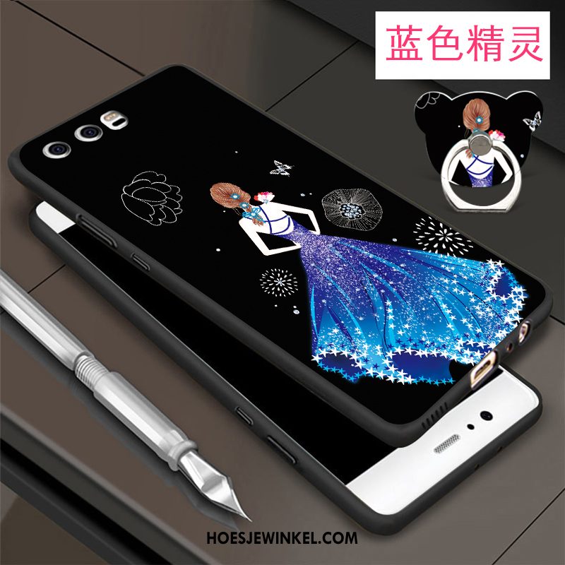 Huawei P10 Hoesje Hanger Zacht Wit, Huawei P10 Hoesje Hoes Bescherming